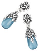 Orecchini Giovanni Raspini Donna Gocce Color in Argento Cristallo 12413 - 12413
